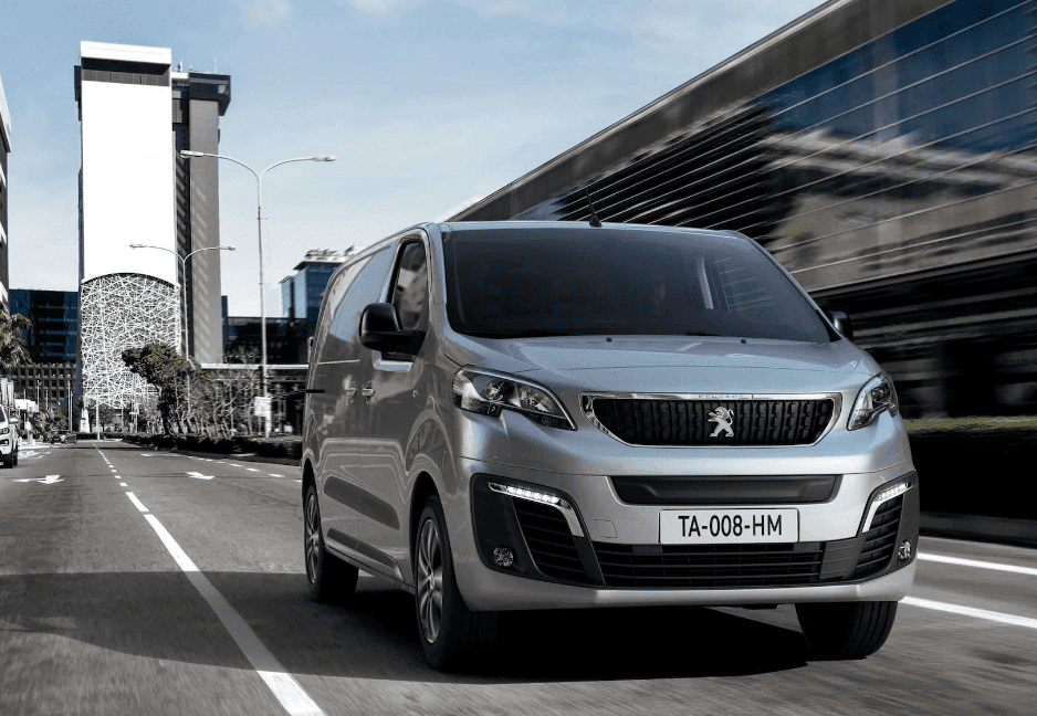 Peugeot Expert on the road